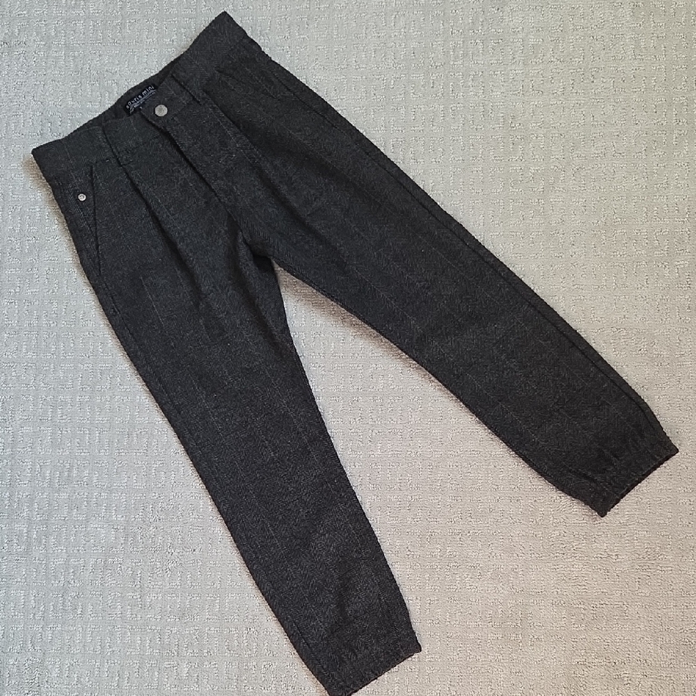 Souris Mini Charcoal Wool Pants